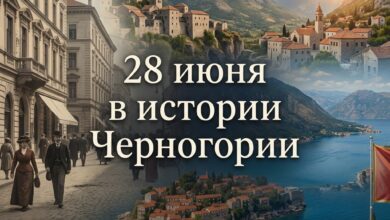 Главные вехи 28 июня в истории Черногории и Балканского полуострова