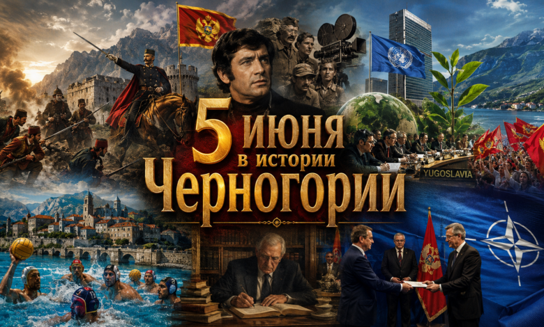 5 июня в истории Черногории