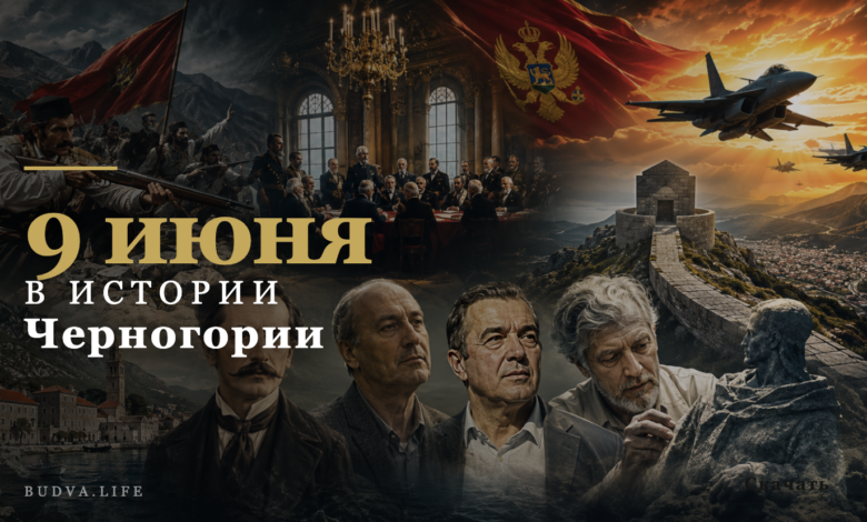 9 июня в истории Черногории — Берлинский конгресс, Невесиньское восстание, Кумановское соглашение