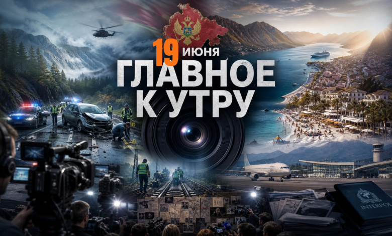 Коллаж новостей Черногории за 19 июня: счастливая собака с паспортом ЕС, график роста цен на недвижимость и президент Милатович на официальной встрече.
