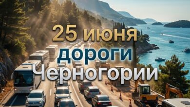 ситуация на дорогах Черногории