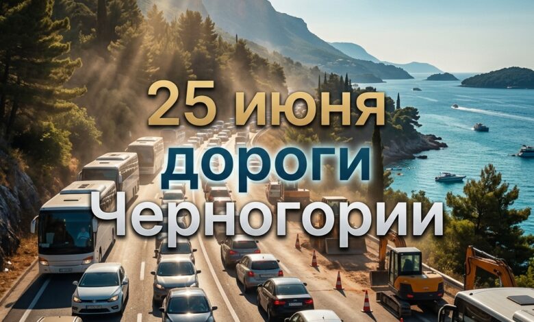 ситуация на дорогах Черногории