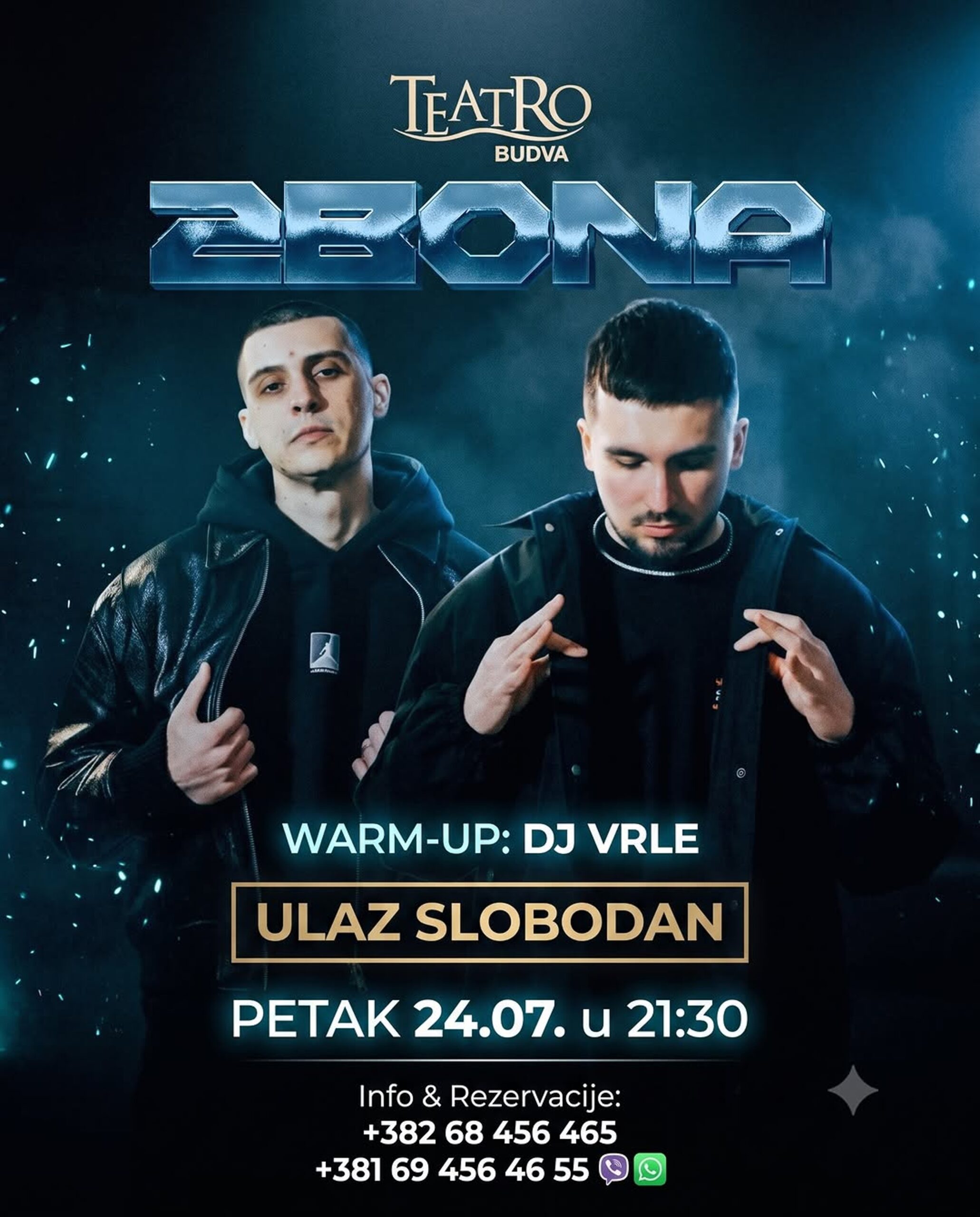 2BONA Live в Club Teatro Budva