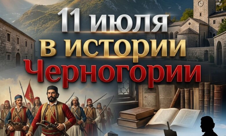 история Черногории 11 июля