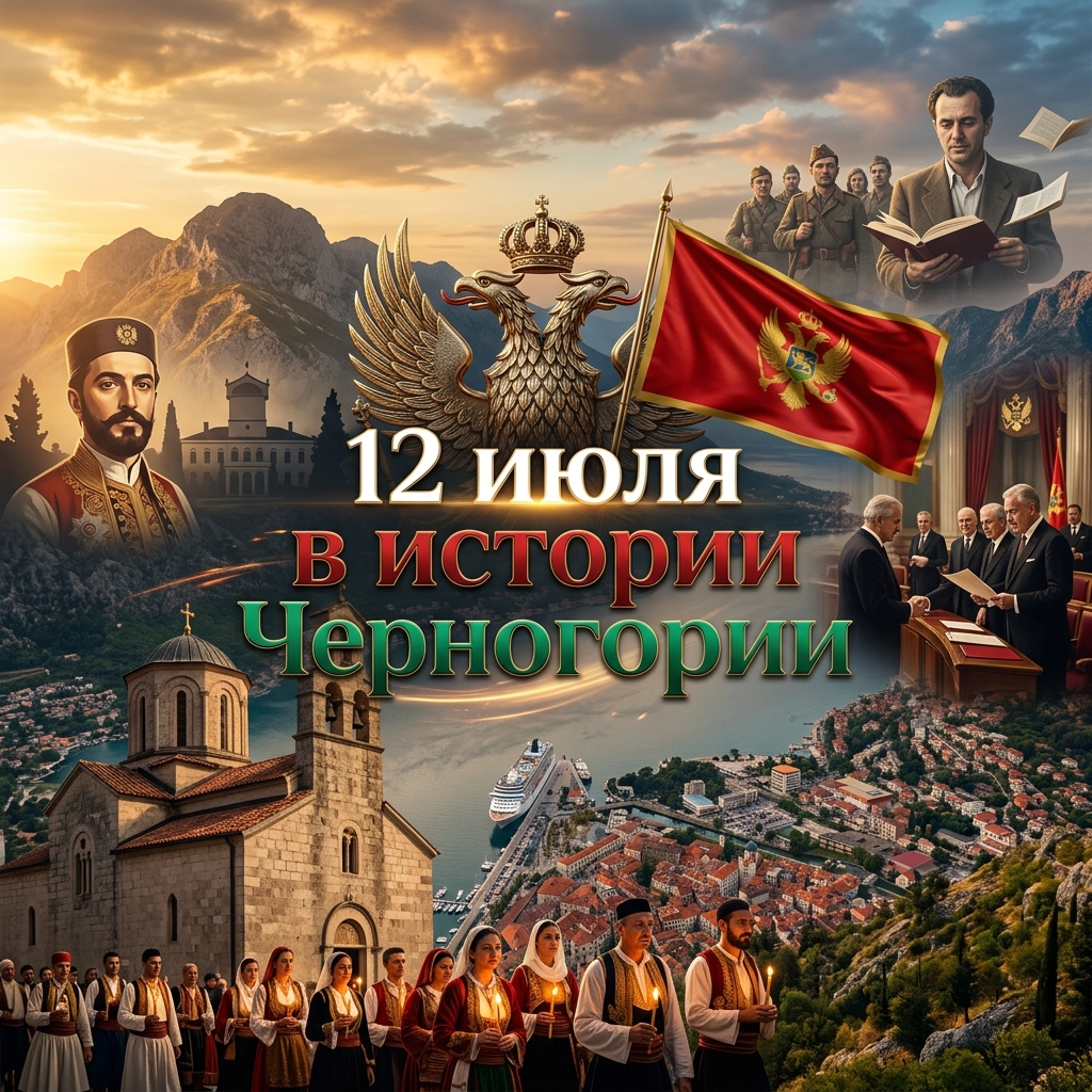 Сравнение исторических вех и истории Черногории 12 июля