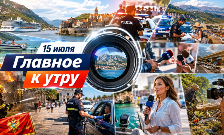 новости Черногории 15 июля, отдых в Черногории 2026, жизнь в Будве сегодня, главные новости Будвы, события Черногории, будва лайф, туризм черногория