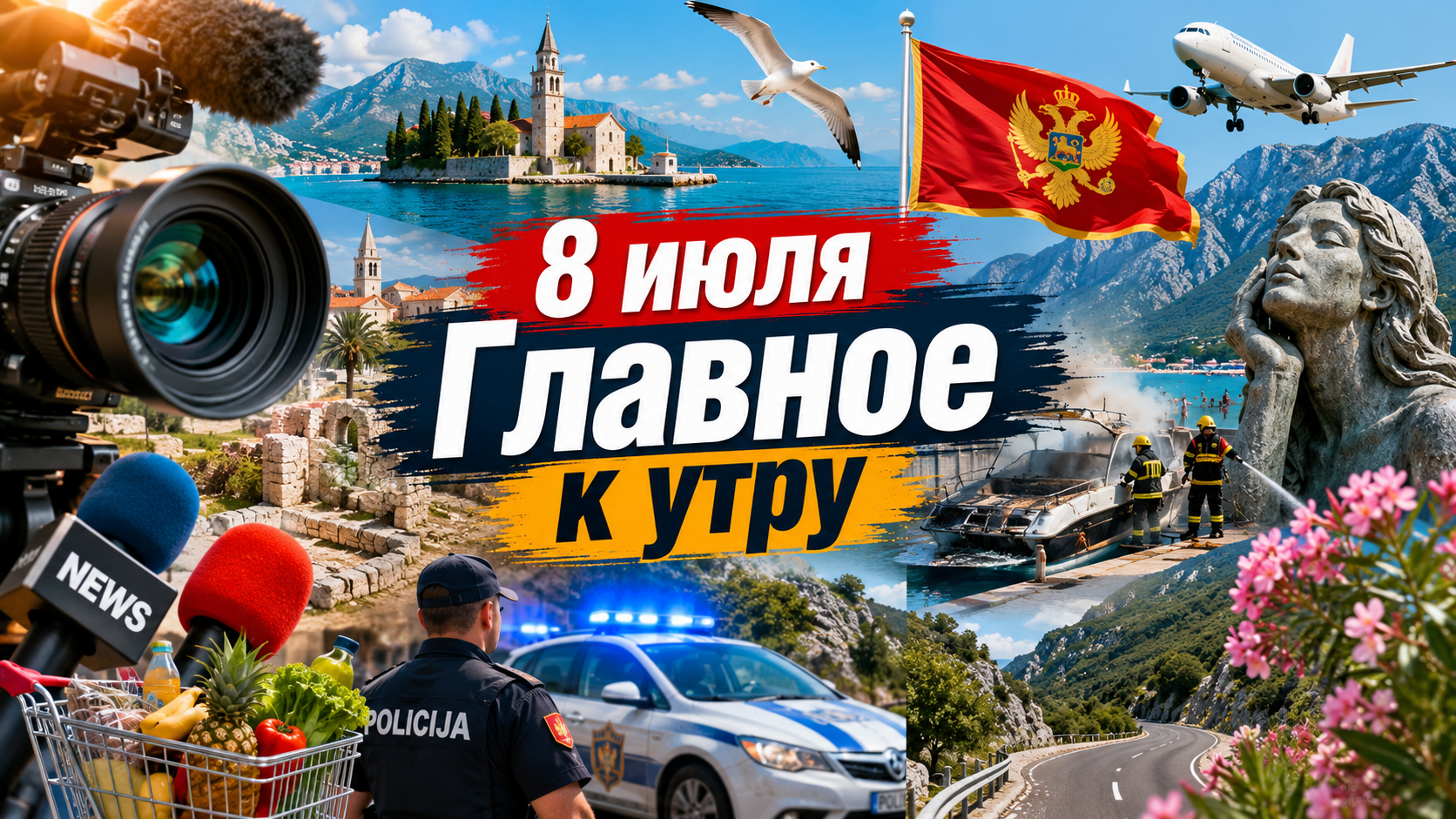Утренний выпуск новостей Черногории