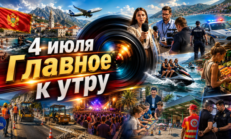 Комфортный отдых в Будве и свежие новости Черногории на Словенском пляже 4 июля 2026