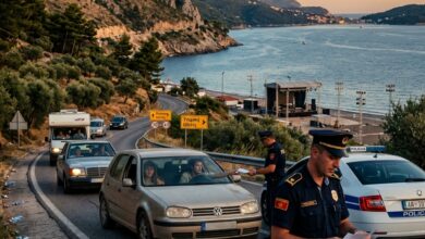 Штрафы на EXIT в Улцине и работа дорожной полиции на прибрежных трассах Черногории