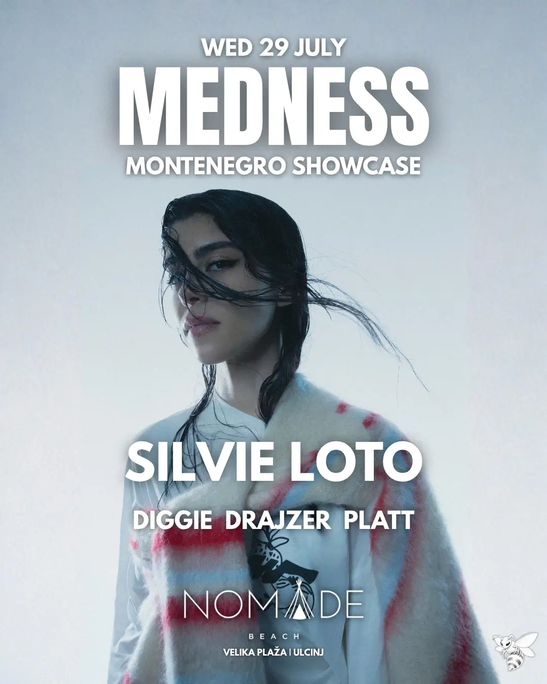 Silvie Loto на сцене MEDNESS Montenegro Showcase в Nomade Beach