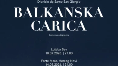 Balkanska carica опера в крепости Forte Mare в Херцег-Нови
