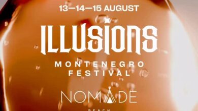 ILLUSIONS 2026 в Ульцине афиша фестиваля на Nomade Beach