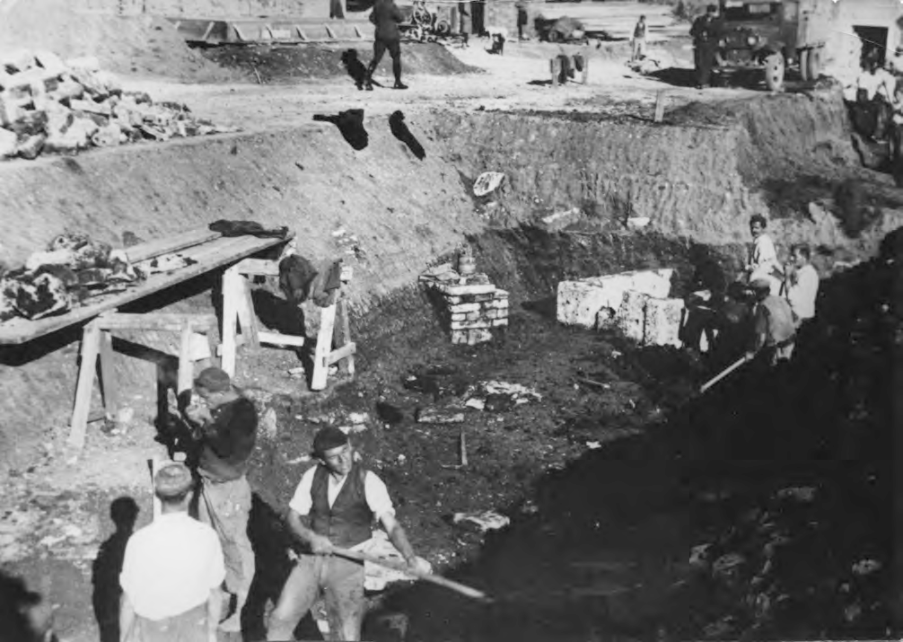 Золотая лихорадка в Будве раскопки некрополя возле отеля Авала в 1938 году